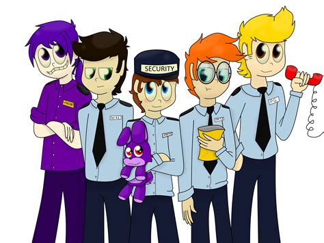 fnaf security guard|all fnaf security guards.